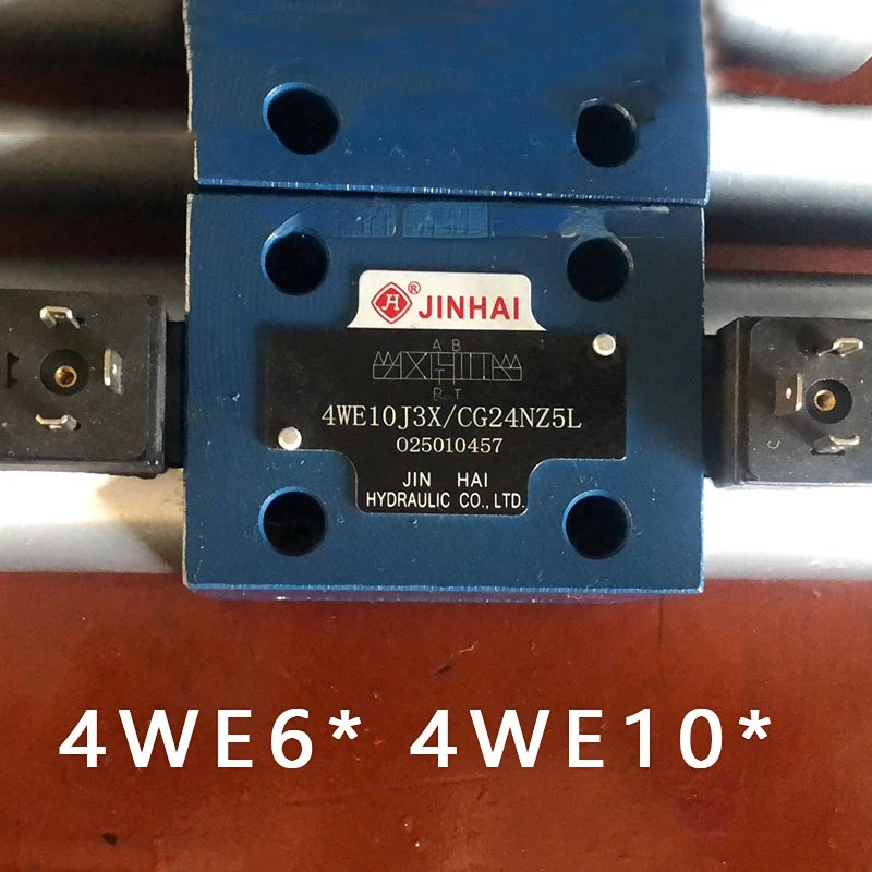 Hydraulic Jinhai reversing valve 4WE10G3 X/CG 24NZ5L10E10J 10D 10H 10HA