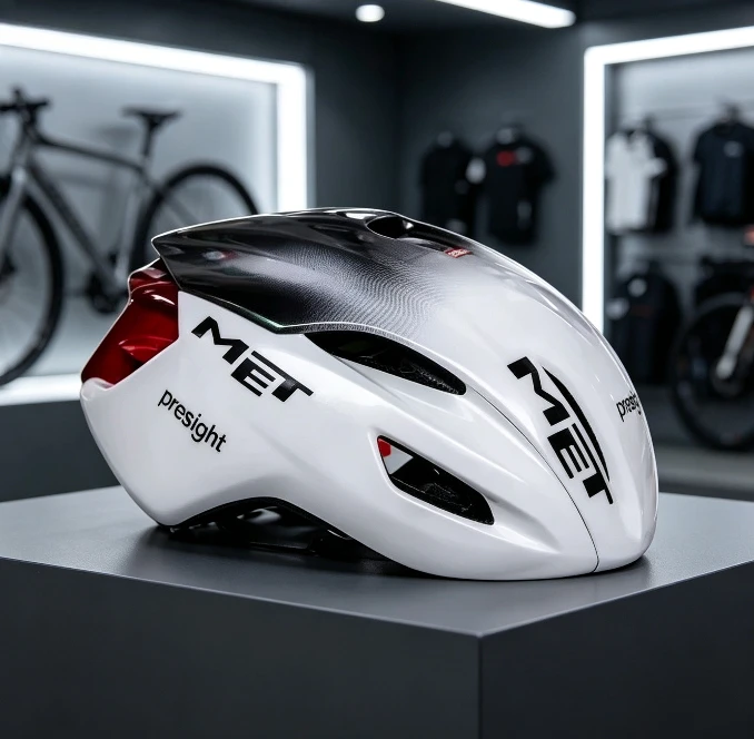 MET Neuer Aero-Rennradhelm, Pogačar-Stil Rennhelm Sicherheitskappe für Männer und Frauen