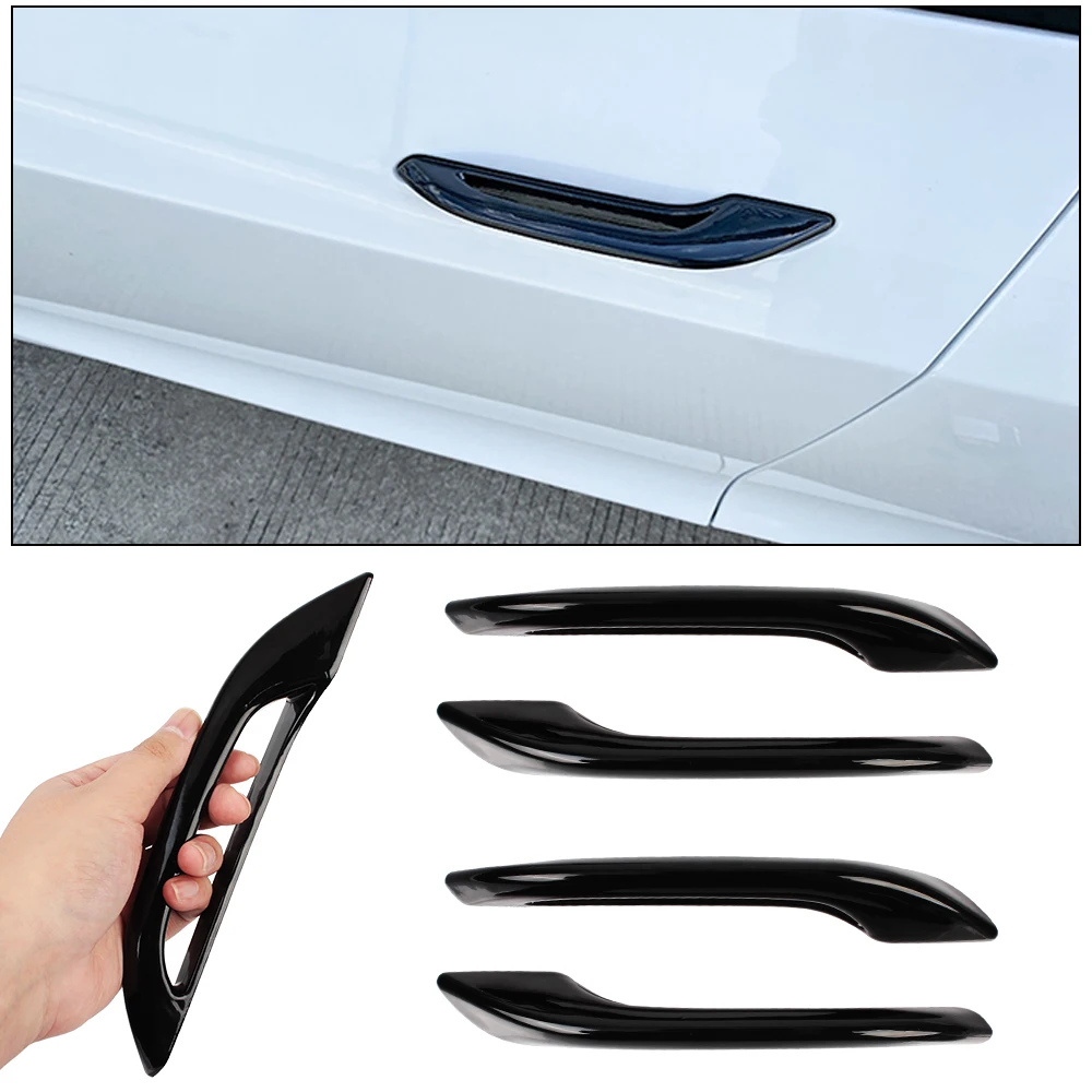 

For Tesla Model 3 Model Y 2021 Trim Decoration Door Handle Protector Cover Refit Accessories Handle Sticker Car Antifreeze Door