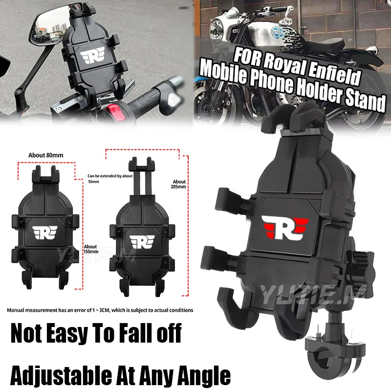 For Royal Enfield Bullet/Meteor/Classic 350 500 Interceptor 650 Himalayan 411 Motorcycle Mobile Phone Holder Stand Gps Bracket