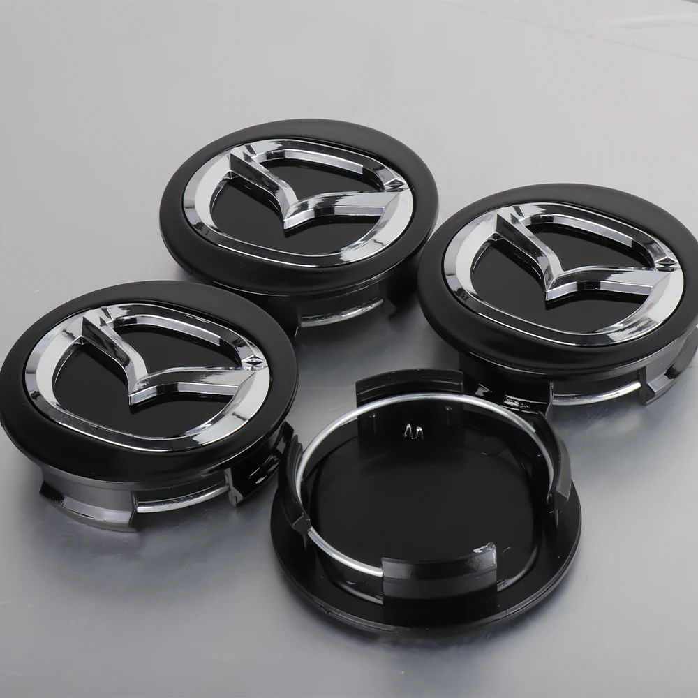 4pcs 56mm ABS Car Wheel Center Hub Center Cap Car Wheel Cap Cover For Mazda 3 Axela 6 GH Atenza CX5 2 Demio CX8 CX4 Accessories