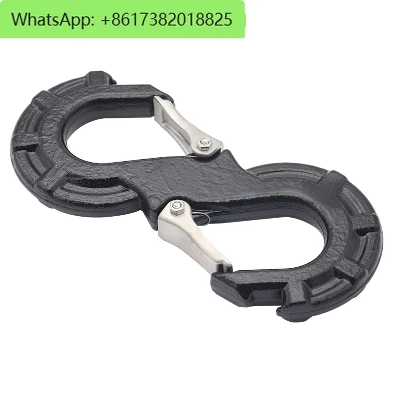 Off road trailer hook towing hook S-shaped winch large release buckle rescue equipment