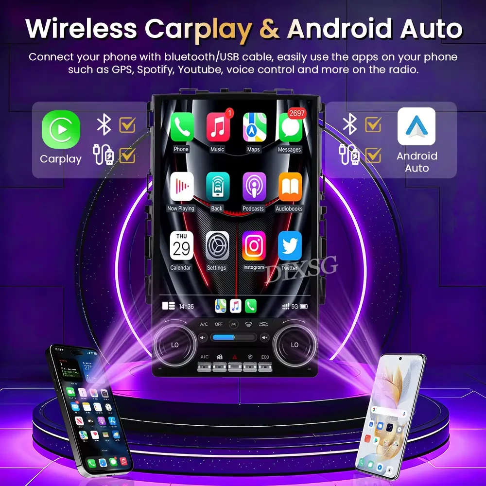 14.5" Android 15 Wireless CarPlay For Renault Koleos Megane 4 Samsung SM6 Talisman 2016-2021 Stereo Multimedia Video Player GPS view 5