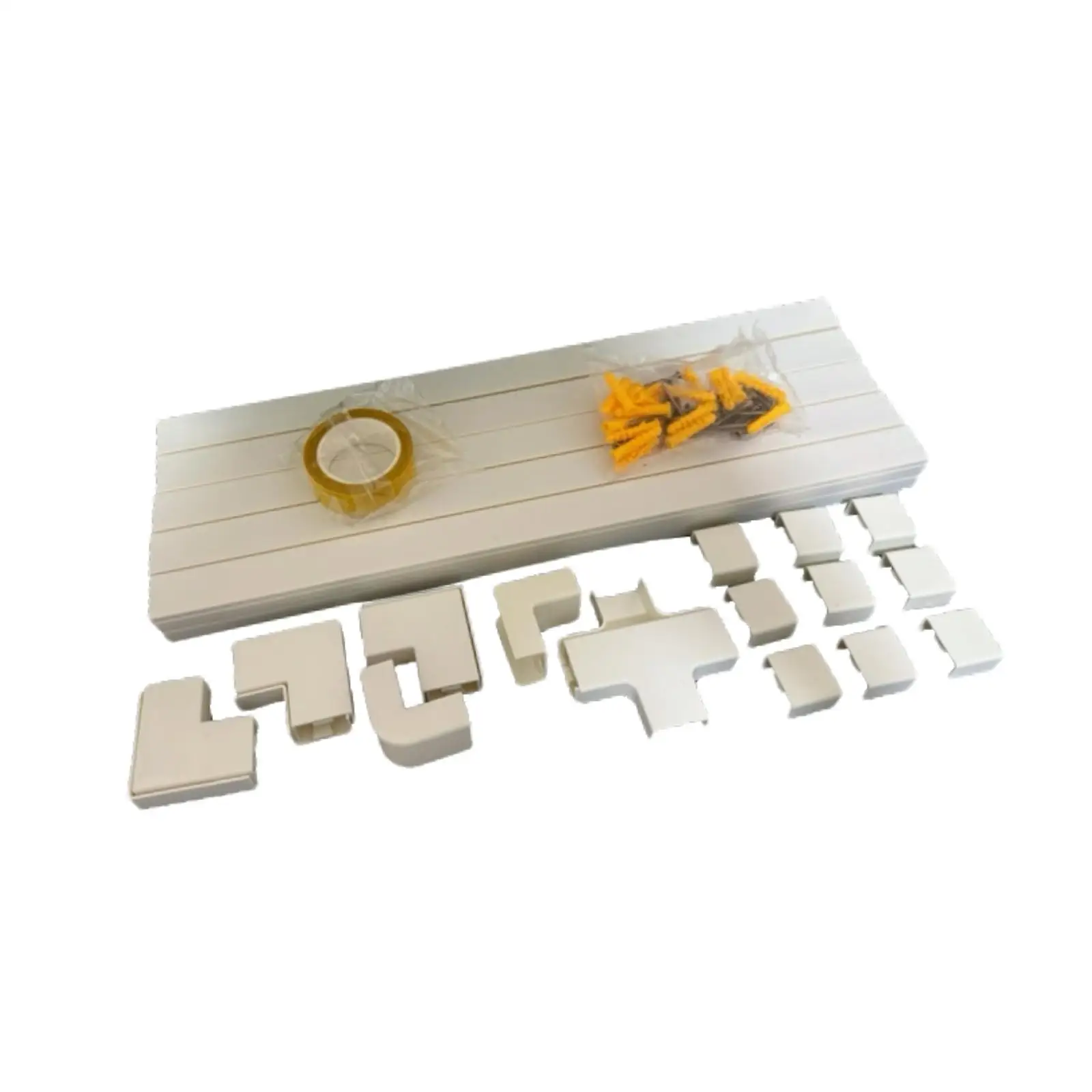 Cord Hiders Set Cable Organizer Paintable Flame Retardant Wire Storage Cable Management Covers for Wires for Home