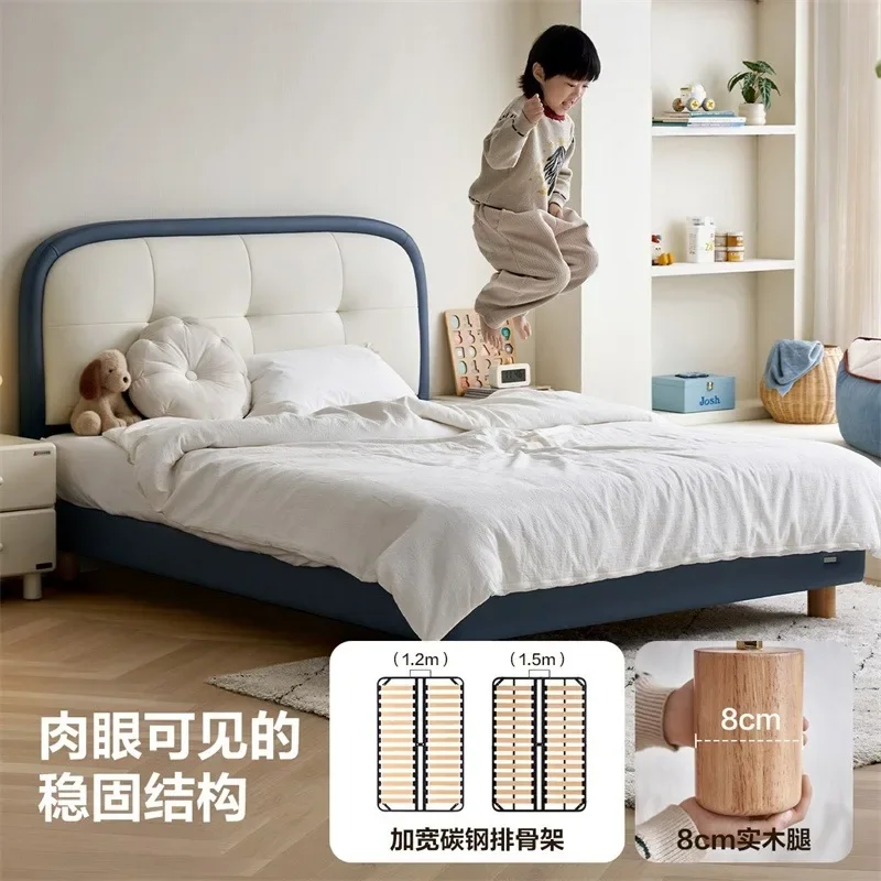 Piccolo appartamento letto singolo, piccolo appartamento camera da letto principale letto grande, camera da letto domestica in pelle artistica