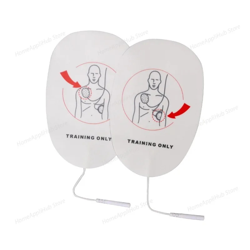 High Quality 1Pair External Defibrillation AED Training Machine for Adults and Children, Electrode Patch Training Pads