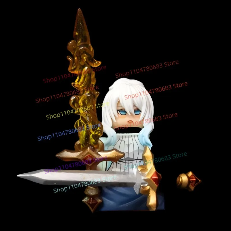 

MOC Building Blocks Dual-Sword Girl Mini Figure Assembly Model Decoration Anime Movie Themed Decorative Toy Gift Collectible