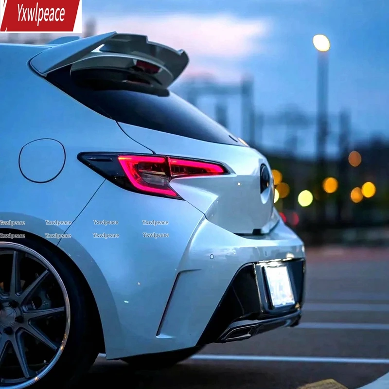 

For Toyota Corolla Hatchback 2019 2020 2021 2022 Roof Spoiler ABS Plastic Primer Color Rear Trunk Spoiler Car Styling