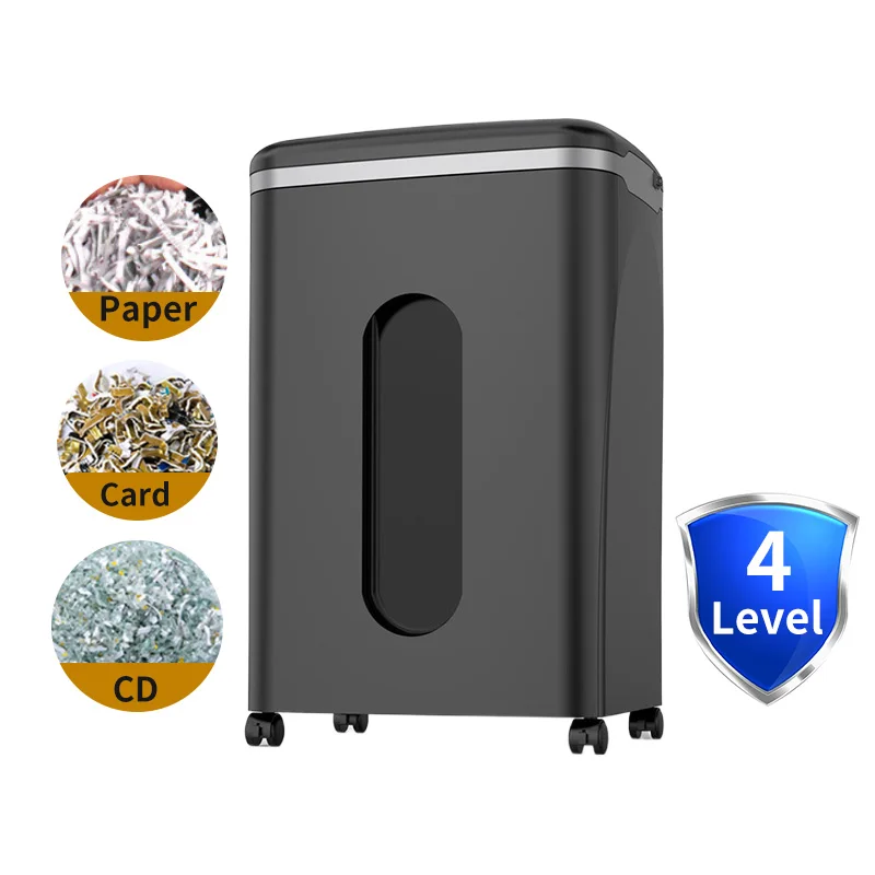 

High-capacity high-security document shredder 25 sheets of paper 120 minutes 36L 4*35mm heavy du ty paper shredder