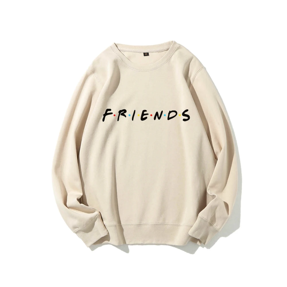 Friends Trip Fan Women's Autumn Winter Sweatshirt Pullovers Trendy Friends Pullover Gift Top Women Graphic Latter Stylish Shirt