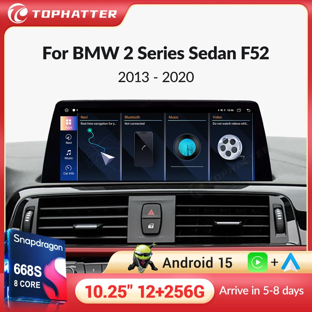 

10.25" Android Screen For BMW 1 Series F52 2013-2020 NBT EVO Stereo Carplay Car Radio GPS Navigation Multimedia Player Bluetooth
