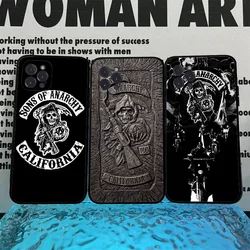 Sons Of Anarchy TV Phone Case Silicone Soft For Iphone 15 14 13 12 11 Pro Mini XS MAX 8 7 6 Plus X XS XR Cover