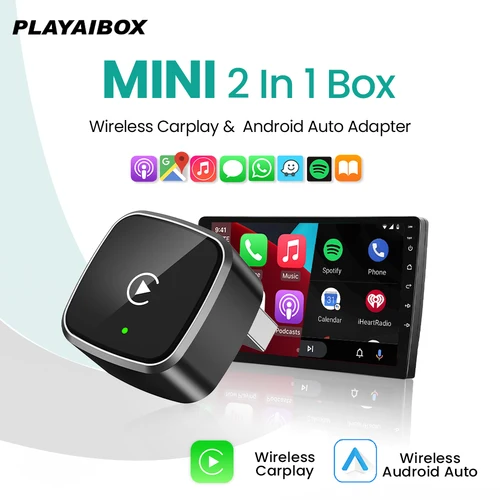 Adaptador inalámbrico CarPlay Android Auto Plug And Play Bluetooth WiFi conexión automática para Kia Audi Volvo Peugeot Opel Renault Jeep