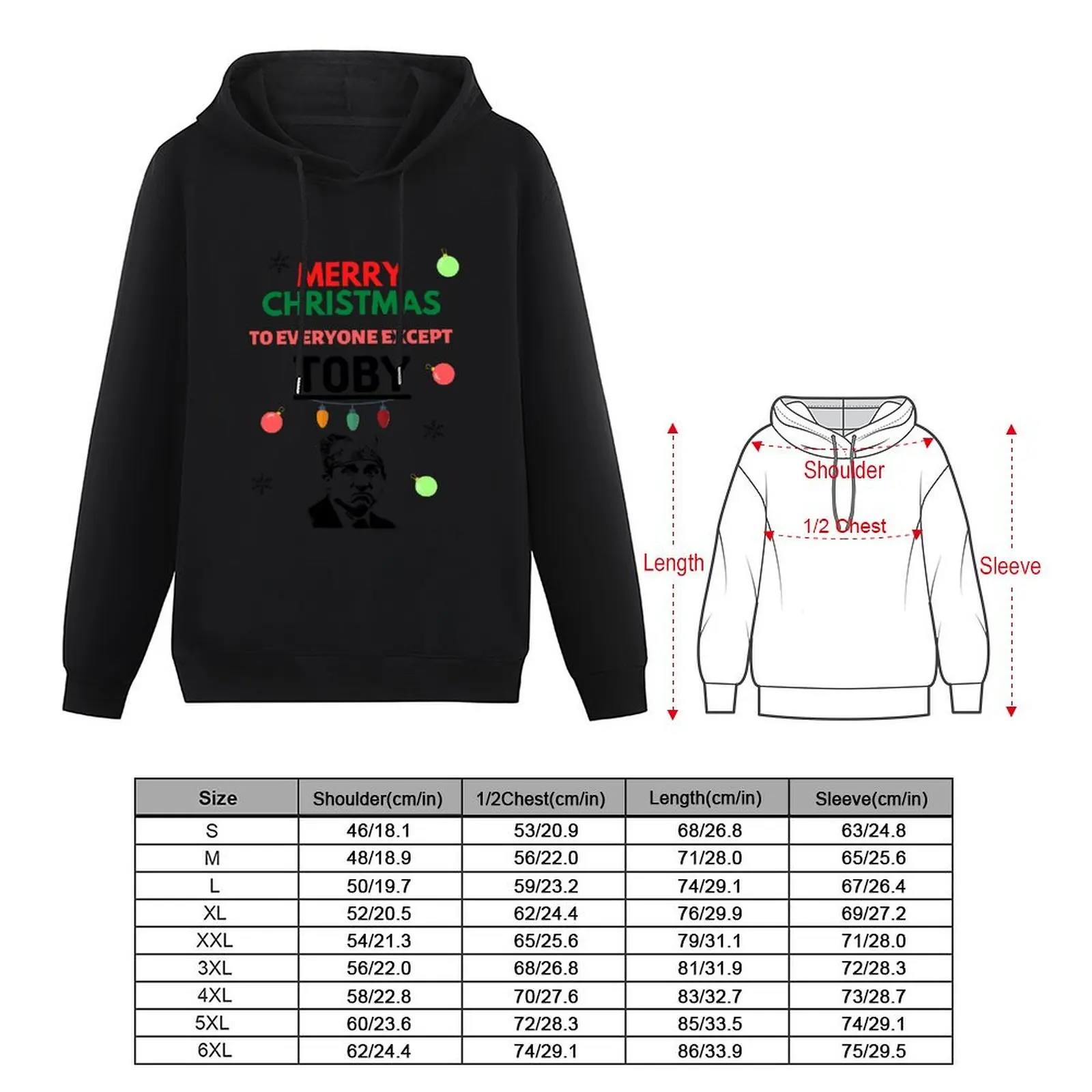 Wesołych Świąt Do Każdego Z wyjątkiem Toby Pullover Hoodie moda mężczyźni anime odzież męska sweter zimowy anime bluza z kapturem