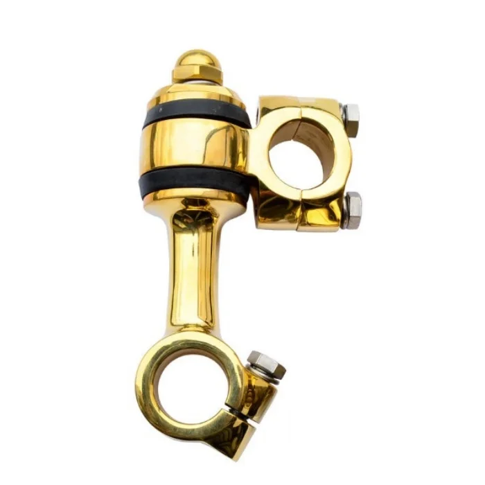 CNC Precision Custom Polished Solid Brass Flanders Riser with Many Sizes