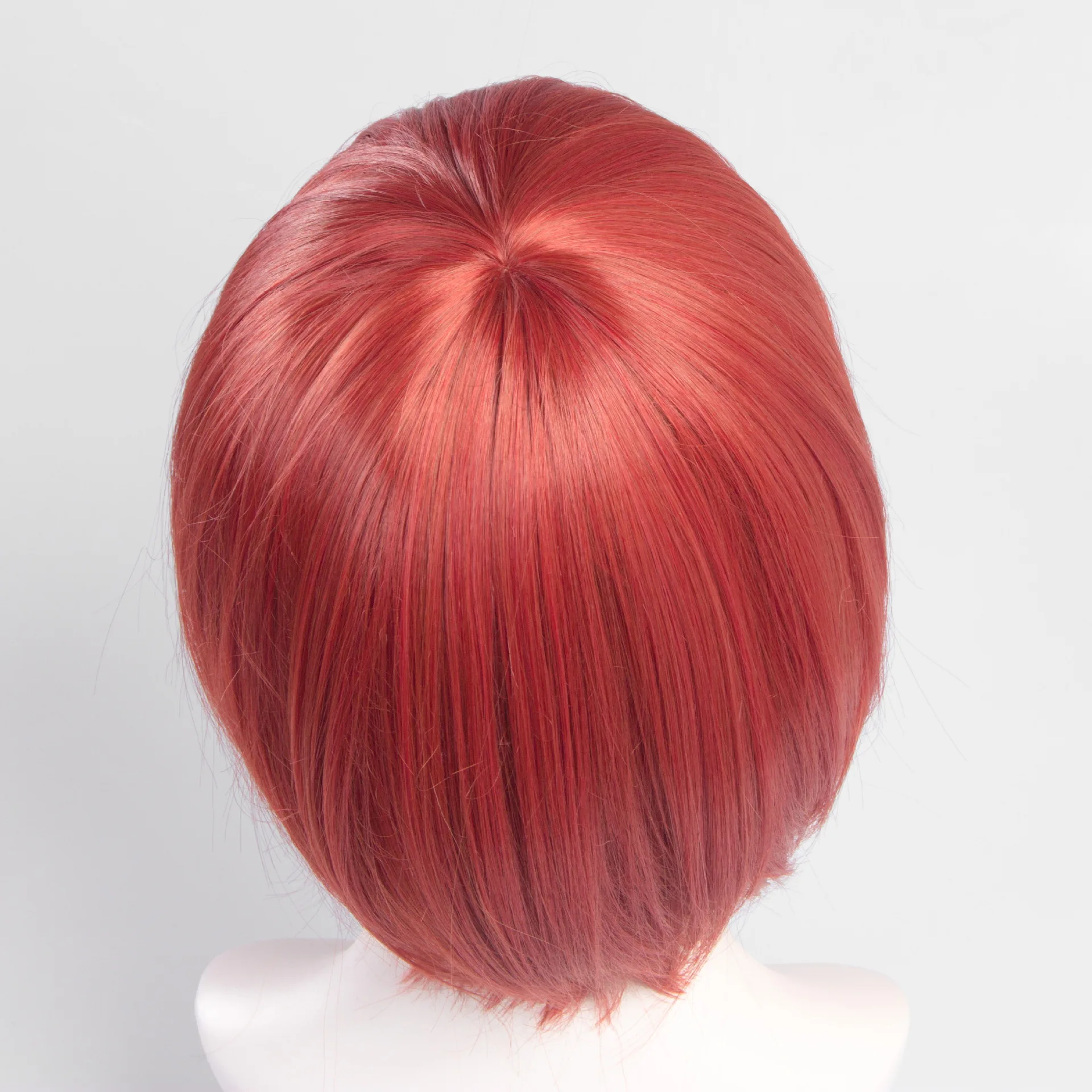 코이즈미 마히루의 코스프레용 와인 레드 보브 가발