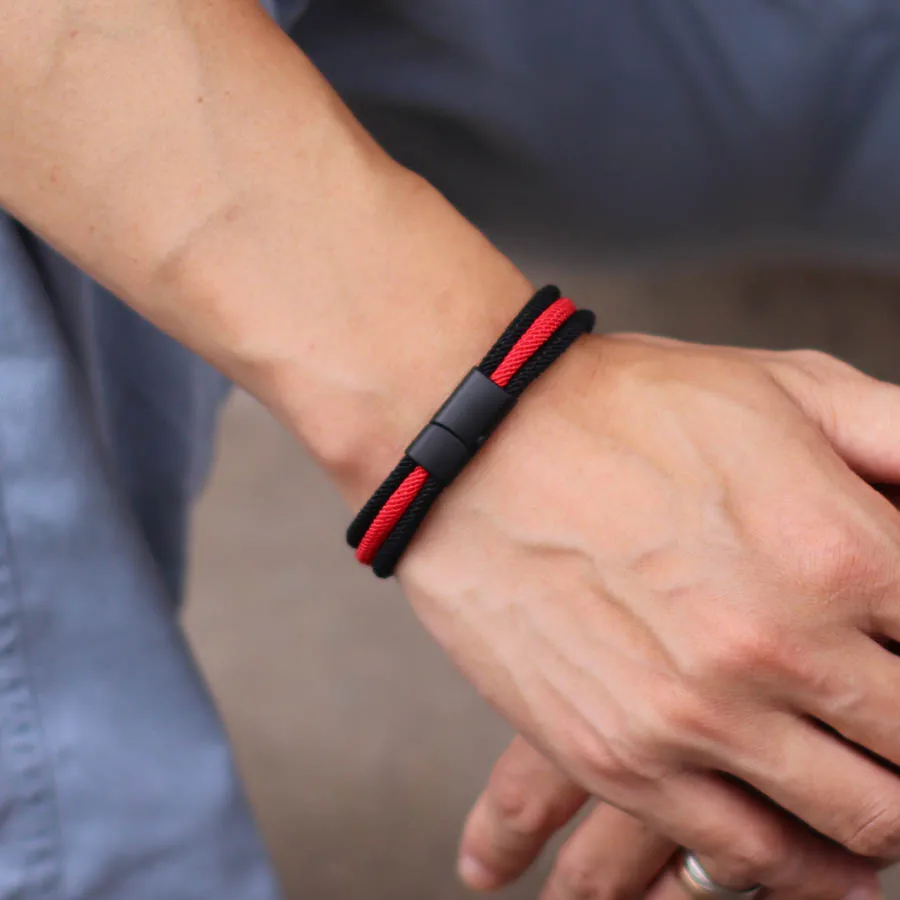 Novel Grade A Milan Rope Bracelet For Men Detachable Magnetic Buckle Outdoor Sports Camping Braslet Casual Accessories Pulseria