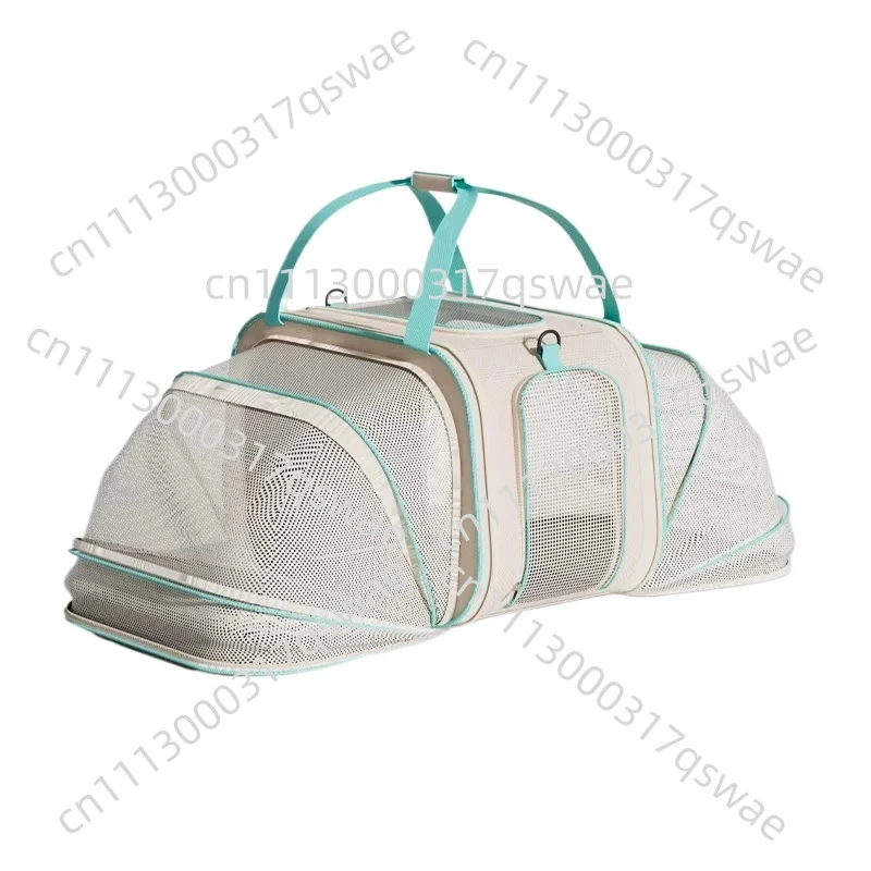 Portable Cat Travel Bag With Handle,extendable Pet Carrier Suitable For Cats And Small Dogs,breathable Large-capacity Foldable