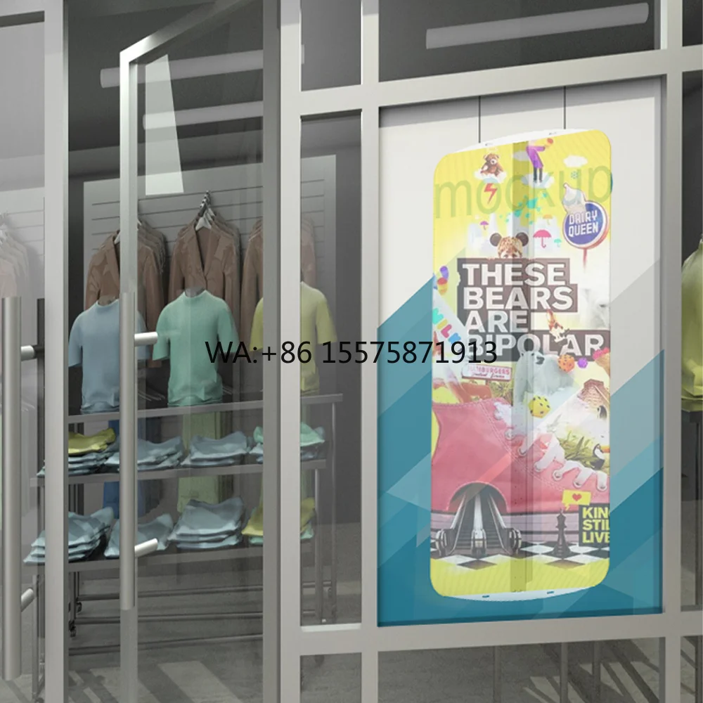 Professional Service Led Flexible Film Screen P6 Poster Screen Led for Department Stores windows Led Screen