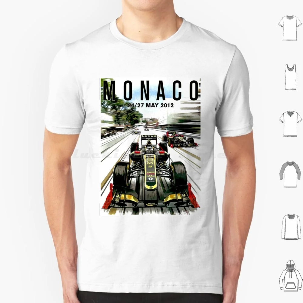 Monaco : Grand Prix Auto Racing Advertising Print T Shirt Men Women Kids 6Xl Monaco Grand Prix Tires Wheels Foil Monaco Monaco