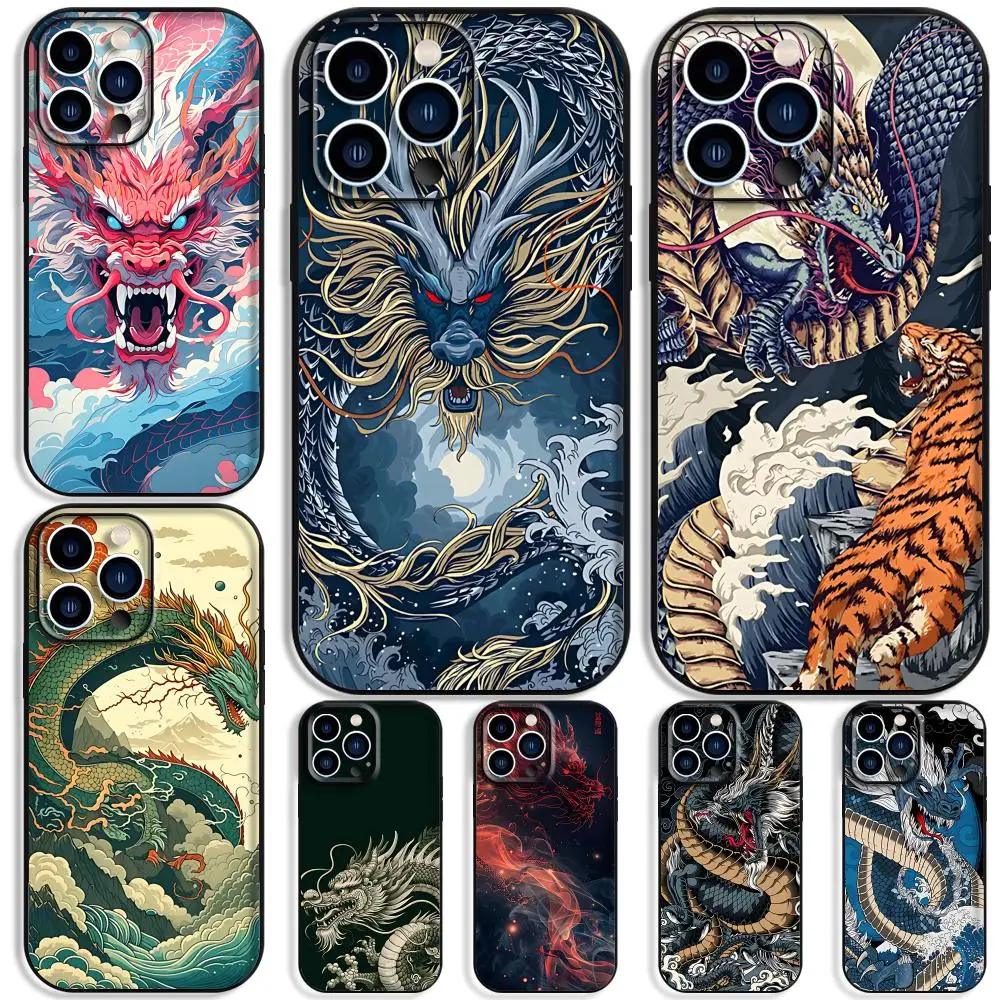 Чехол для телефона Art Dragon Fierce Waves Tiger, мягкий черный противоударный чехол для iPhone 17 16 16e 15 14 13 12 Plus Mini Pro Max Чехол для телефона Art Dragon Fierce Waves Tiger, мягкий черный противоударный чехол для iPhone 17 16 16e 15 14 13 12 Plus Mini Pro Max