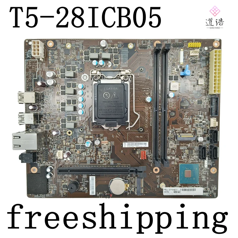 

For Lenovo Legion T5-28ICB05 Desktop Motherboard LY530 17541-2M 01YW913 IB360CW/V2.1 DDR4 Mainboard 100% Tested Fully Work