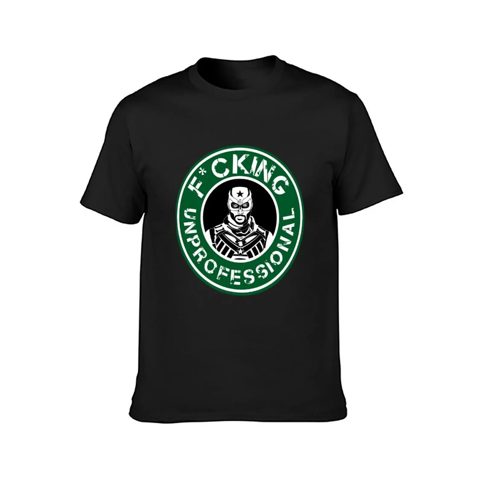 Soldier Boy F-Ing Unprofessional Coffee T-Shirt hippie clothes oversizeds Short sleeve tee men