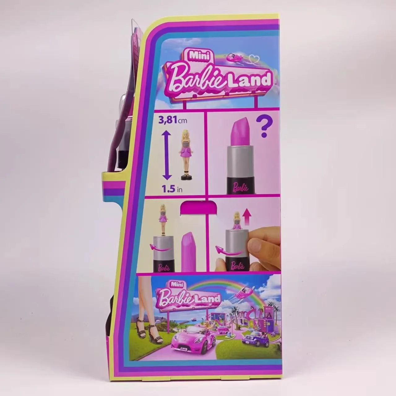 Barbie Mini Lipstick Surprise Blind Box Color Changing Doll Toys for Girls with Fashion Accessories Collectible Play Set Gift