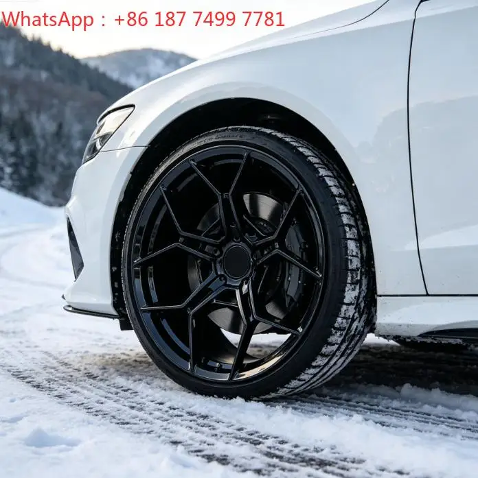 18 19 20 21 22 23 Inch 5x112 5x120 5x114.3 Gloss Black Monoblock Custom Racing Forged Alloy Wheel Rims