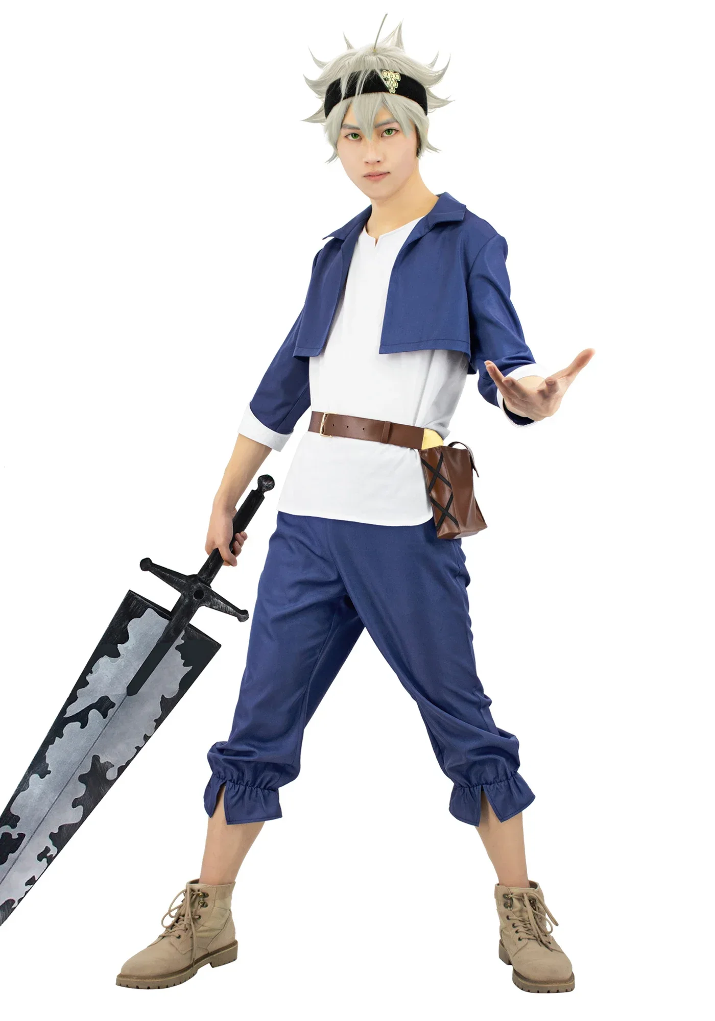 

Black Clover Asta Cosplay Sword Props Replica of Weapons for Halloween Christmas Fancy Party Accessories 53 Inches