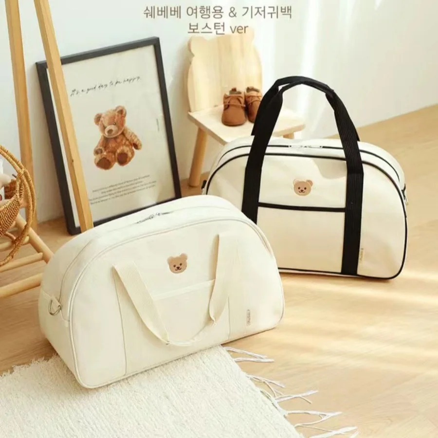 Korean Style Baby Diaper Bag Canvas Large Capacity Mommy Bag Women Travel totes Maternity Pack Hospital Bag Baby Items Organizer