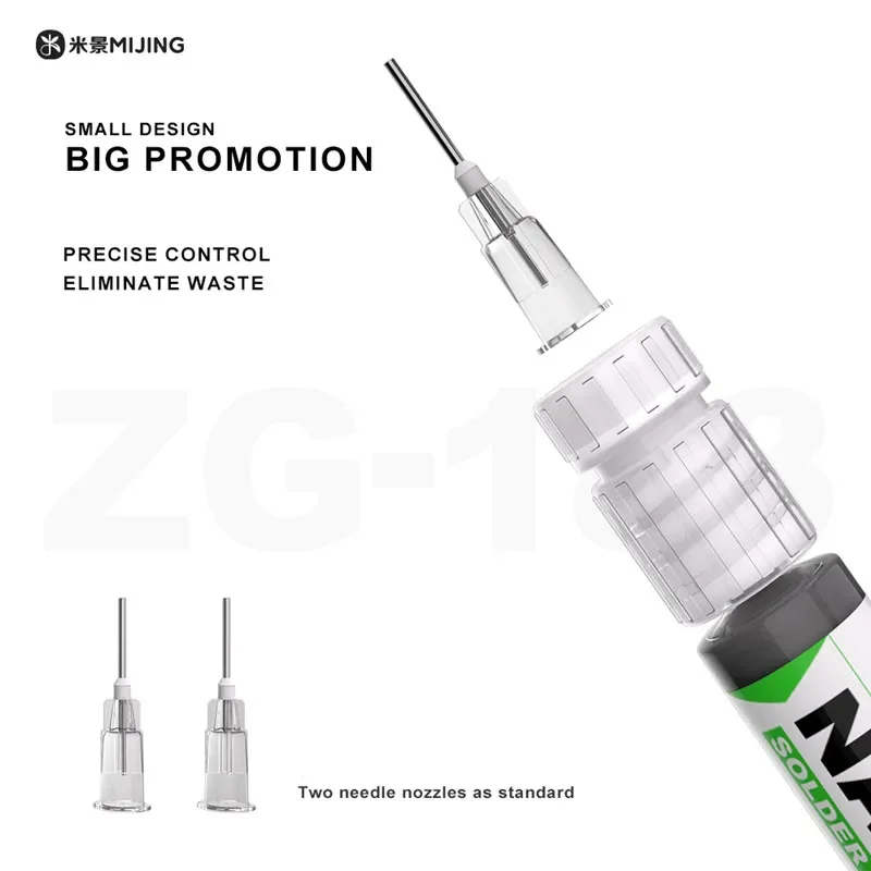 

MIJING ZG183 прецизионный сварочный флюс для печатной платы мобильного телефона BGA SMT 10 г хороший ремонт тепловой материнской платы паяльная оловянная паста