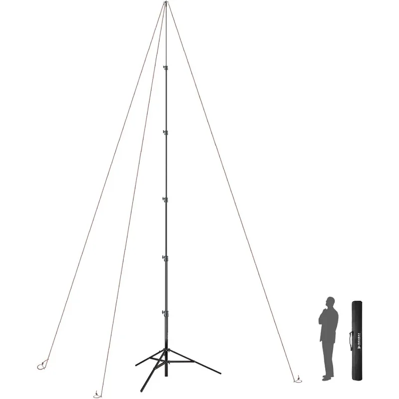 home.24' Tall Tripod Stand, Extreme Tall Heavy Duty Sports  with 1/4