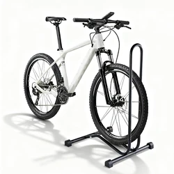 Bike Stand Floor High Strength Metal Bicycle Floor Parking Rack L Shaped Freestanding Cycling Stand Portable Bike Stands