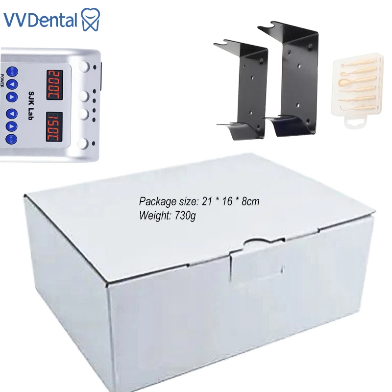 

VVDental Стоматологическая лаборатория Электрический восковой нож для резьбы с 6 восковыми наконечниками + 2 ручка Электроприборы Резьба Стоматологическое оборудование