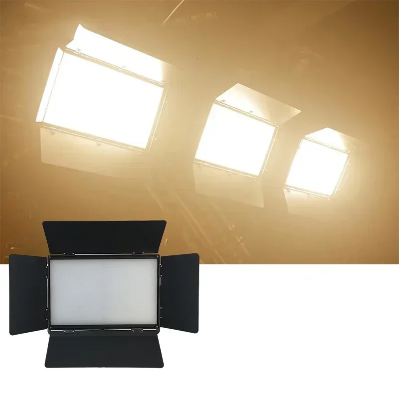 Photography Panel Lights 100W Three Primary Colors Light CRI 95% Warm White Dimmable DMX512 for Studio Fill Lighting