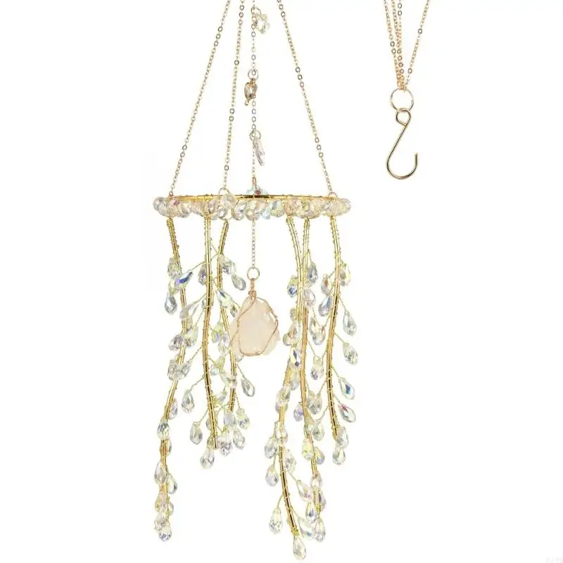 F19B Crystal Suncatchers Window Hanging Branch Sun Catchers Hanging Rainbows Makers