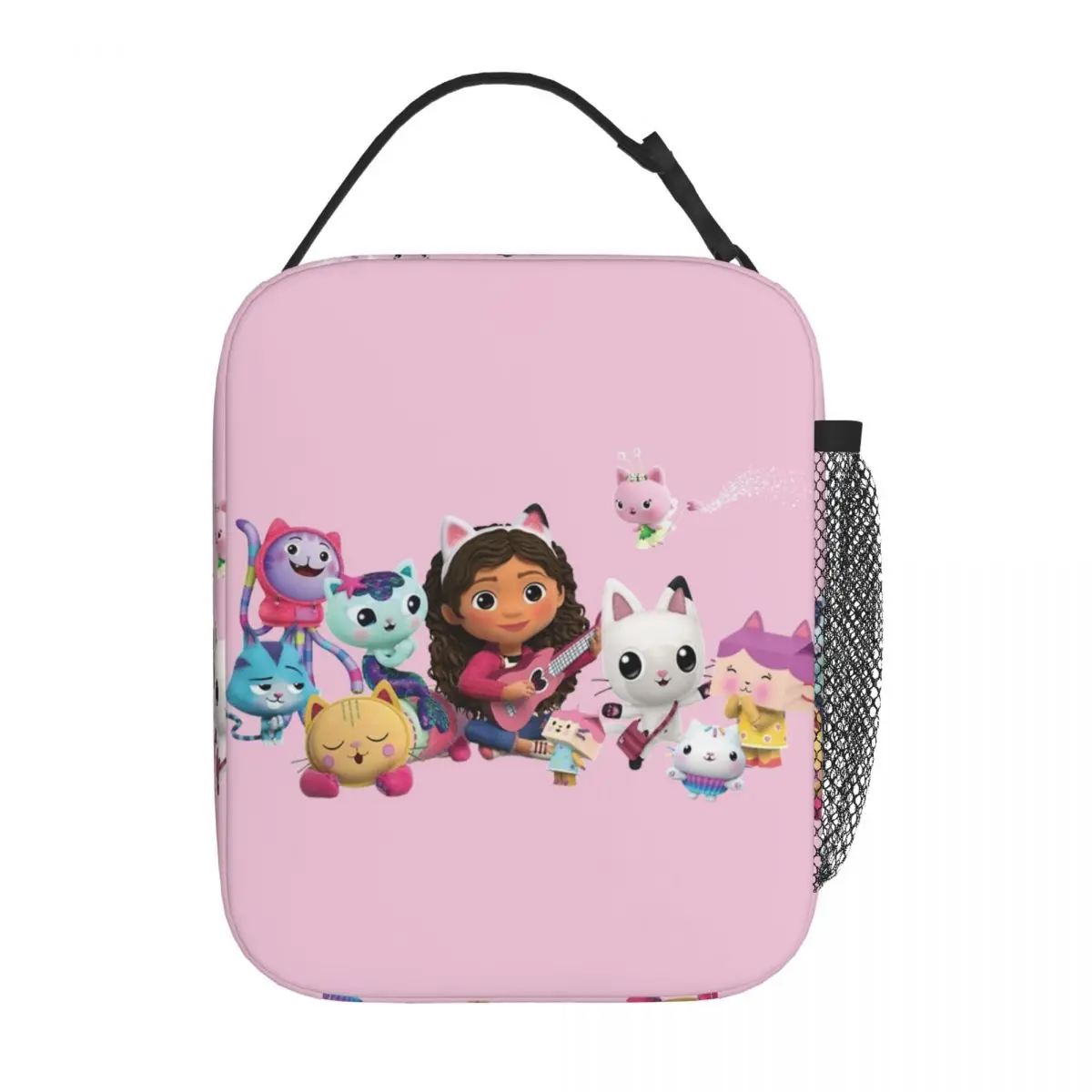 Creative Gabby Dollhouse Sprinkle Party Insulated Lunch Bags Food Bag Portable Thermal Cooler Lunch Box per i viaggi