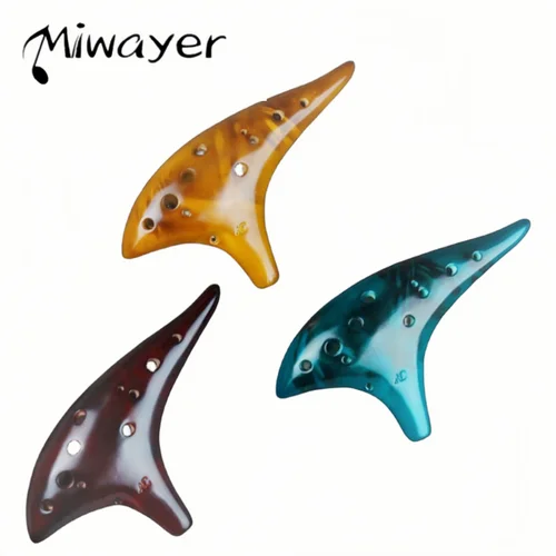Imagen 1 del producto Miwayer Ocarina12 tonos Alto C alta calidad Ocarina Flauta Clásica instrumento Musical buen regalo para principiantes chino Tao
