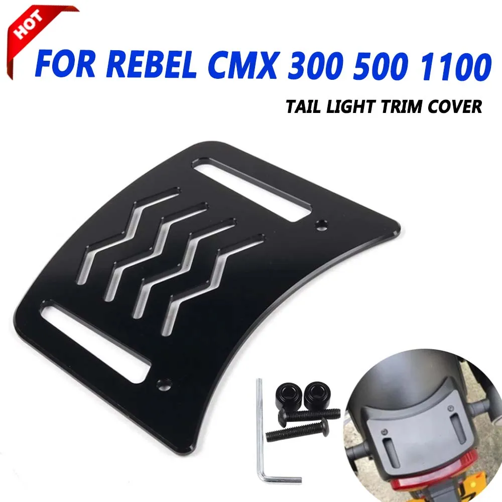 

For Honda Rebel 300 500 1000 CMX500 CMX300 CMX1100 Motorcycle Accessories Tail Light Shell Guard Trim Shelf Taillight Protector