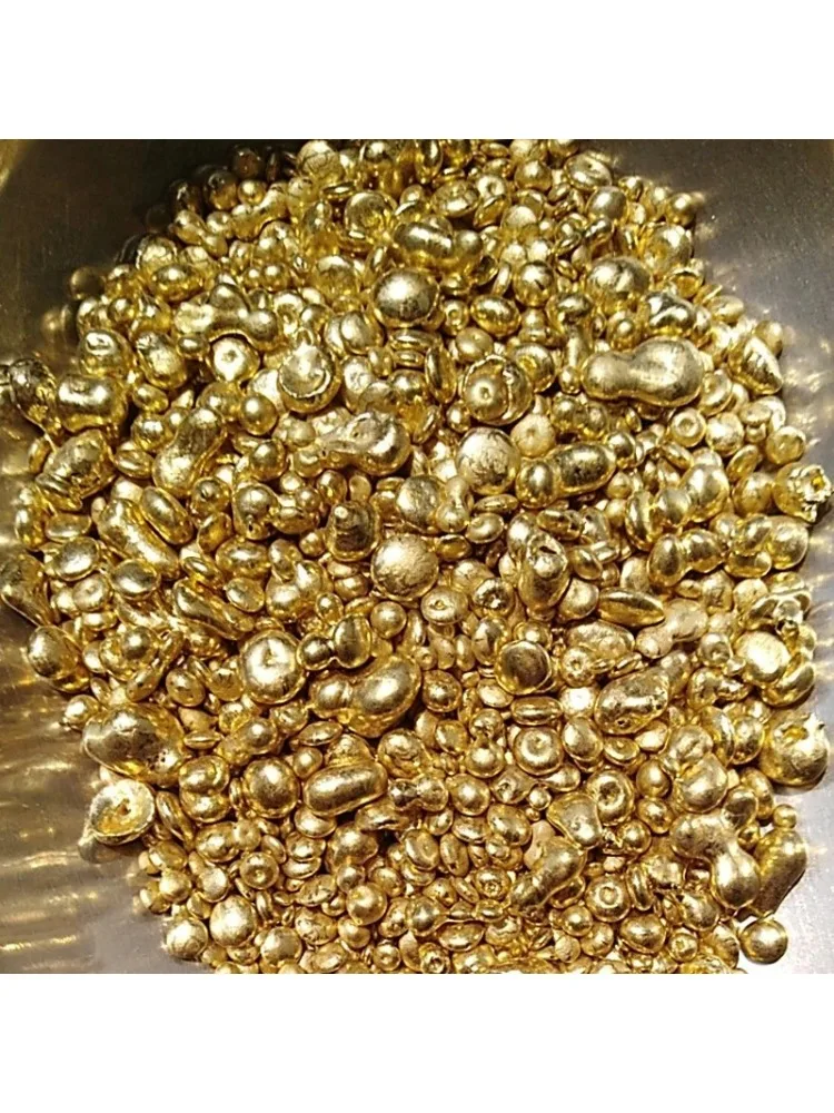 25g 50g 100g 500g 1000g haute qualité H65 laiton pépites particules granulés perles bricolage matériel métallique