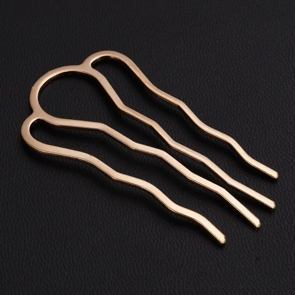 

8Pcs DIY Headdress Supply Hair Comb Handmade Crafts Decorative Hair Accessories for Women Girls Golden Silver