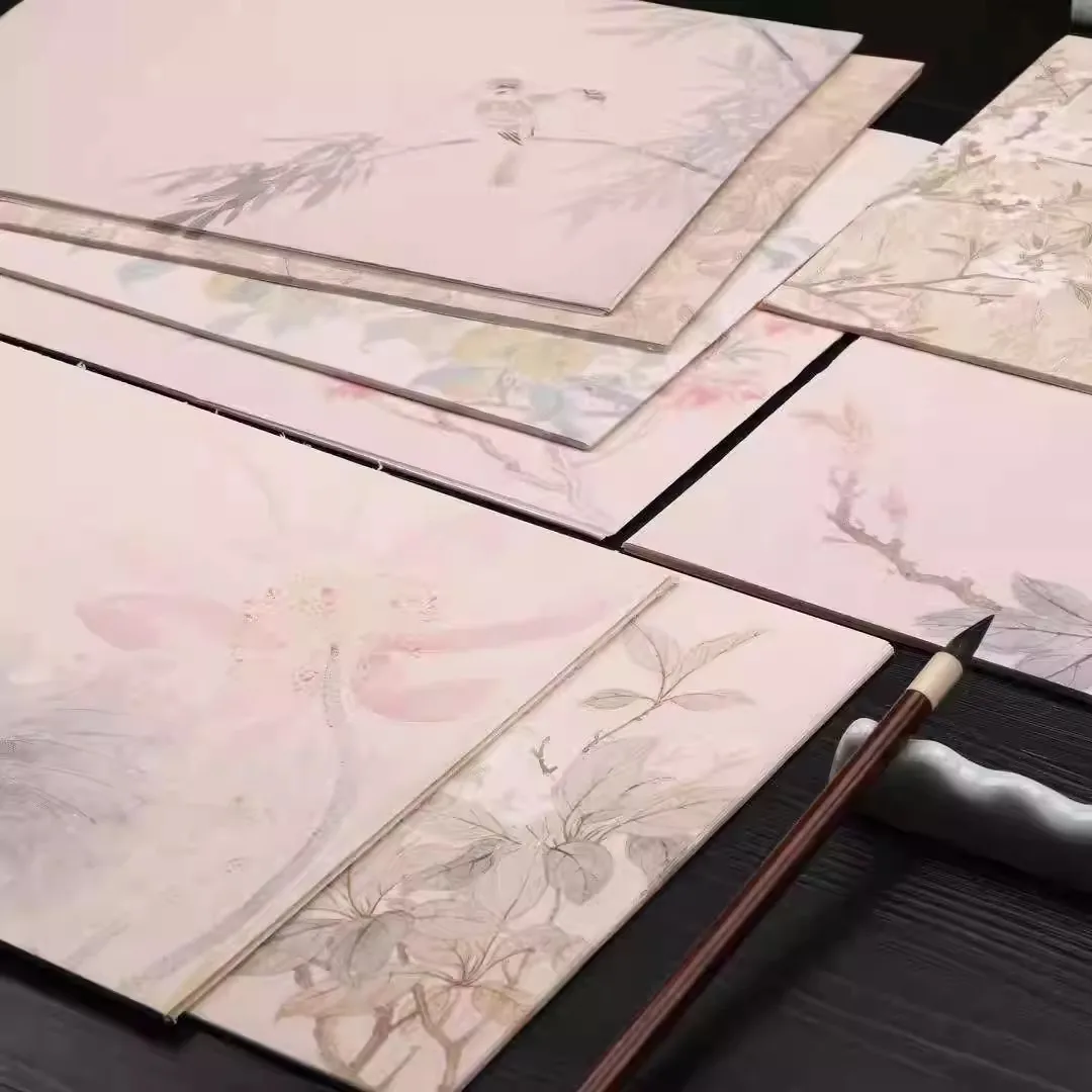 20 Sheets Semi-Raw Xuan Paper 21x29cm Calligraphy Practice Paper for Chinese Brush Writing