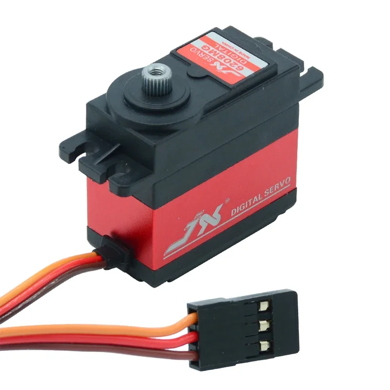 JX Servo PDI-6208MG 8kg 120° High Speed Metal Gear Digital Coreless Standard Servo Motor for 1/10 RC Crawler Buggy Car Model