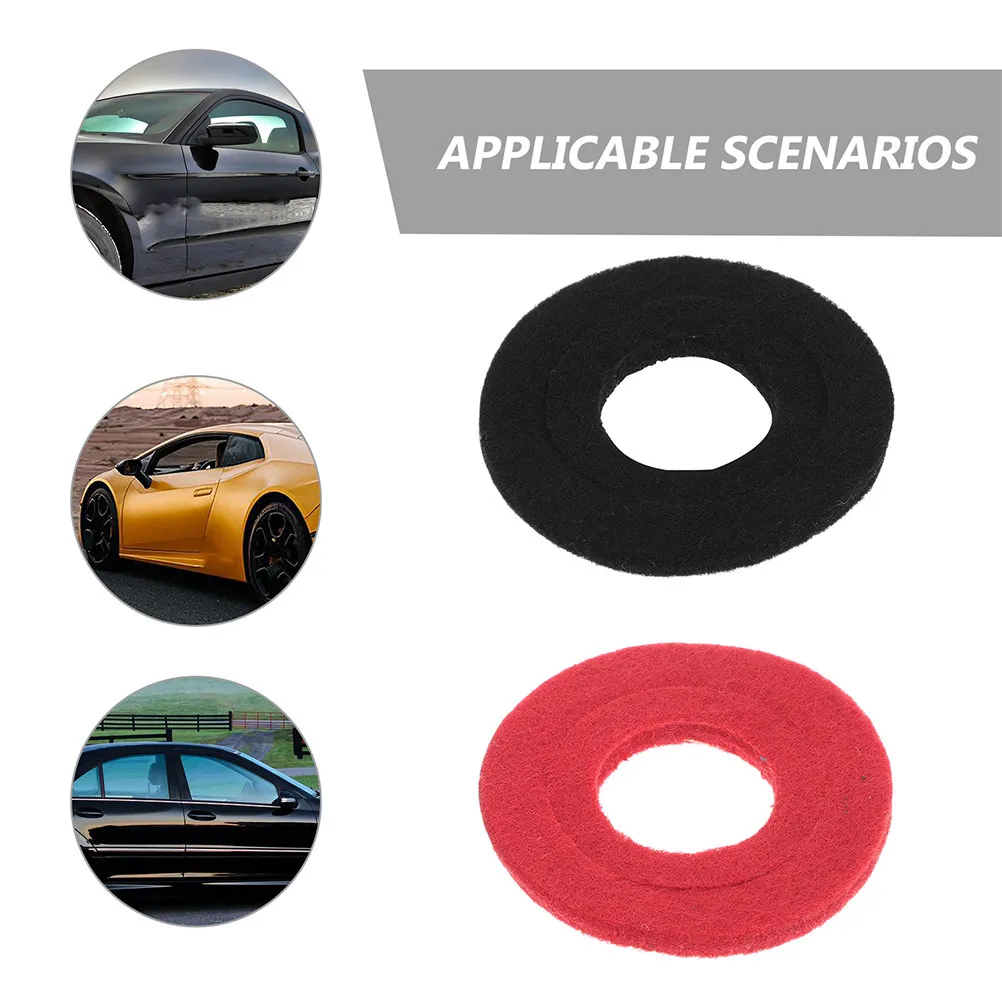 10Pcs Battery Terminal Protector Felt Washers Shock Absorption Car Accessories Car Battery Clamp Cushions Automotive Truck Suv