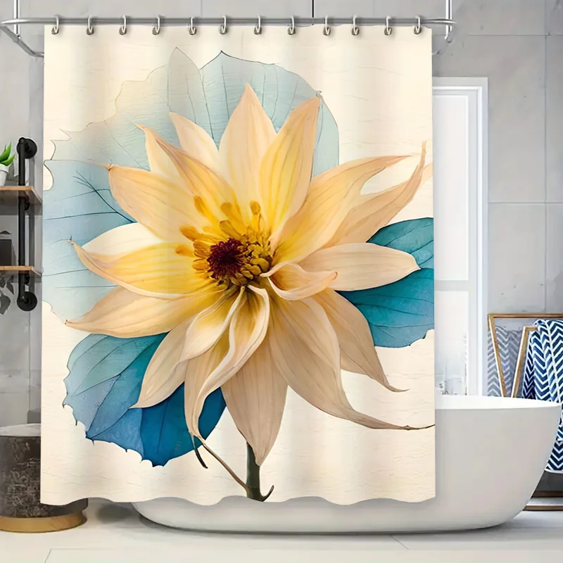 

Занавеска для душа с золотой текстурой, высококачественная полиэфирная ткань для декора ванной комнаты, современные аксессуары для украшения дома в ванной, личные