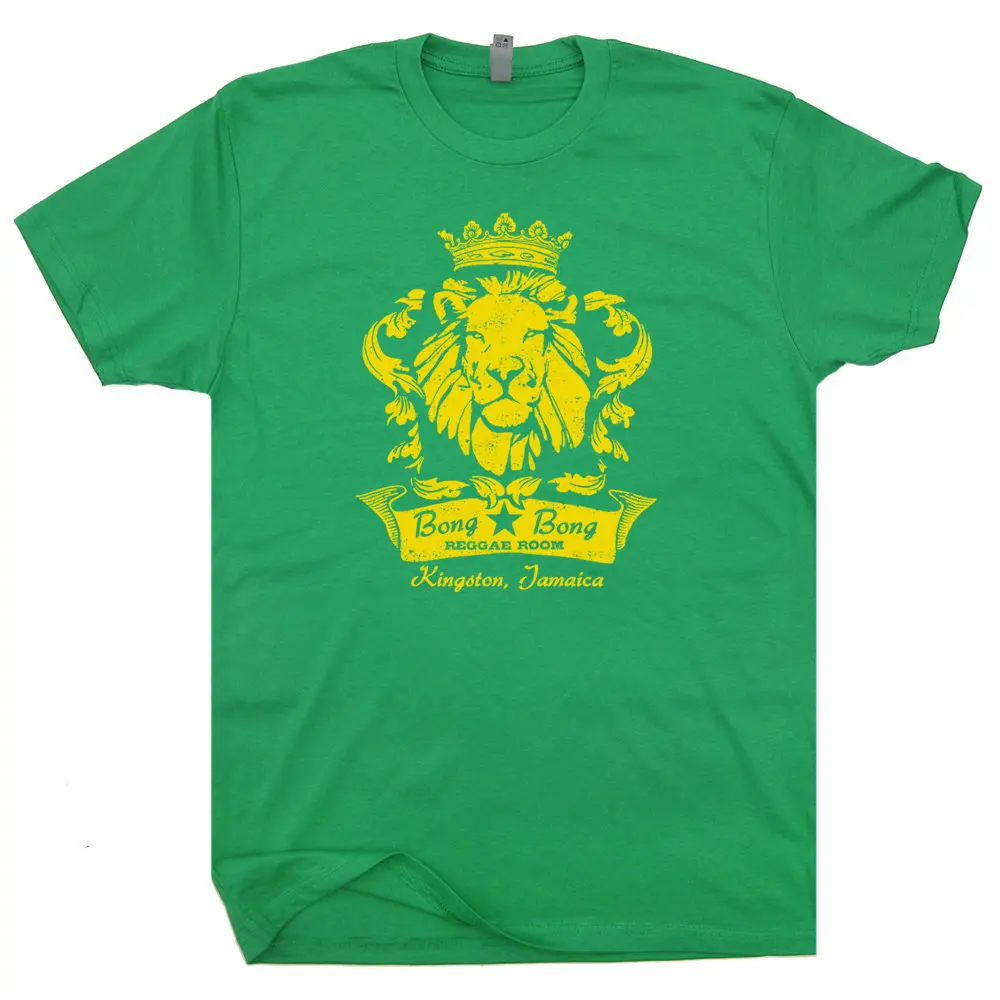 Reggae T-Shirt Reggae Bar Shirts Berühmter Pub Bob Vintage Löwen-Grafik Marley T-Shirt Band Konzert Musik Rastafarian Jamaika – Detail 2