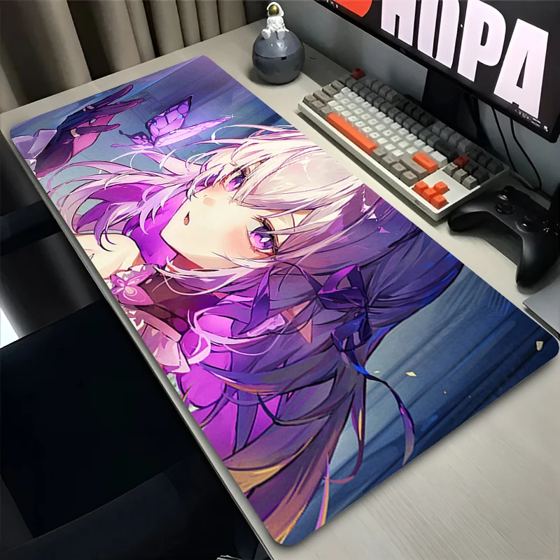 Mouse Pad Honkai Star Rail Castorice Laptop Anime Extended Desktop Mat Computer Gamer Mousepad Gaming Accessories Keyboard Pad