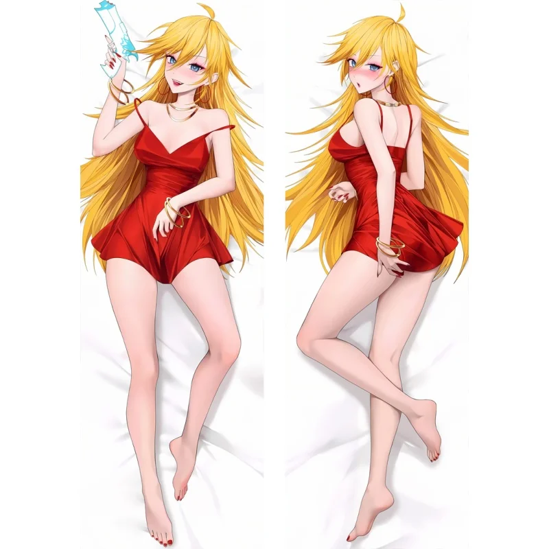 

Подушка для тела в стиле манга Dakimakura, трусики-чулки с подвязками, трусики-Anarchy, японское аниме, обнимающая наволочка для человеческого тела