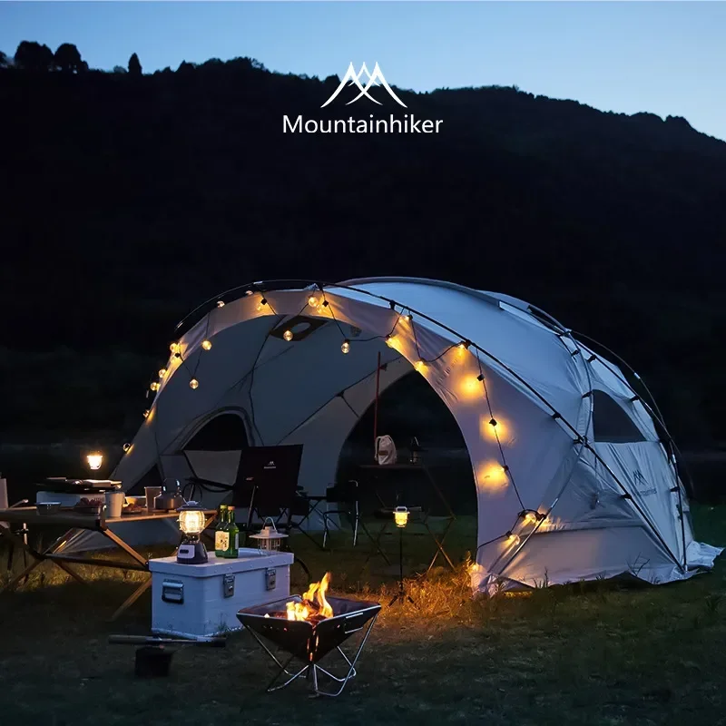 

Outdoor Journey Camping Tent Dust and Sand Waterproof Moonlight White Oxford Cloth Dome Canopy Multi-dome Dome Tent